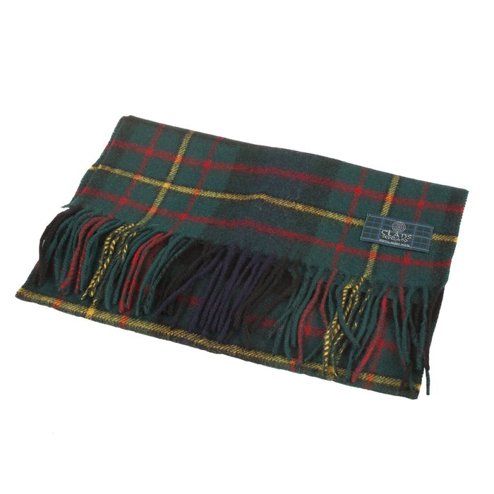 Lambswool Scottish Tartan Clan Scarf Maclaren - Heritage Of Scotland - MACLAREN