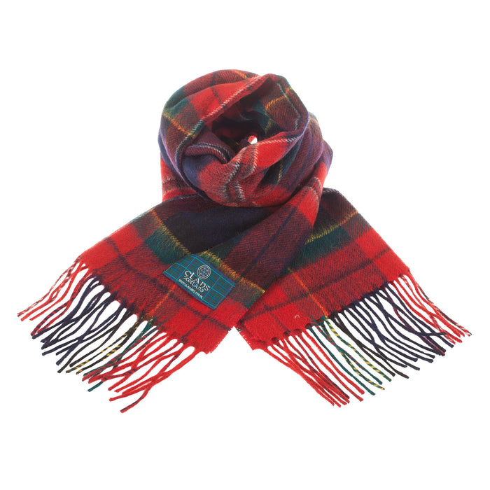 Lambswool Scottish Tartan Clan Scarf Macpherson Clan - Heritage Of Scotland - MACPHERSON CLAN