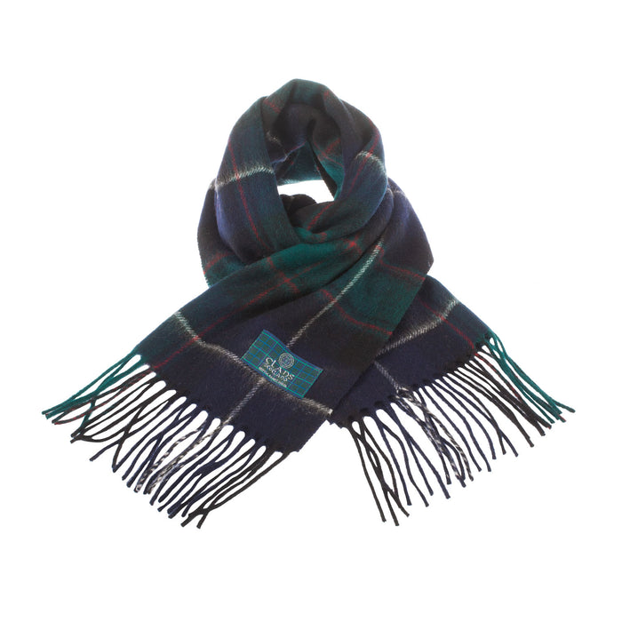 Lambswool Scottish Tartan Clan Scarf Macrae Hunting - Heritage Of Scotland - MACRAE HUNTING