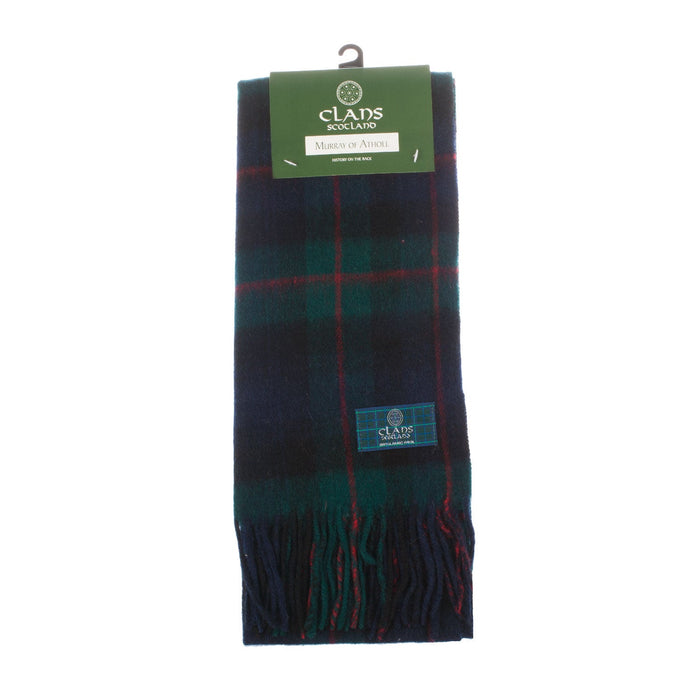 Lambswool Scottish Tartan Clan Scarf Murray Of Atholl - Heritage Of Scotland - MURRAY OF ATHOLL