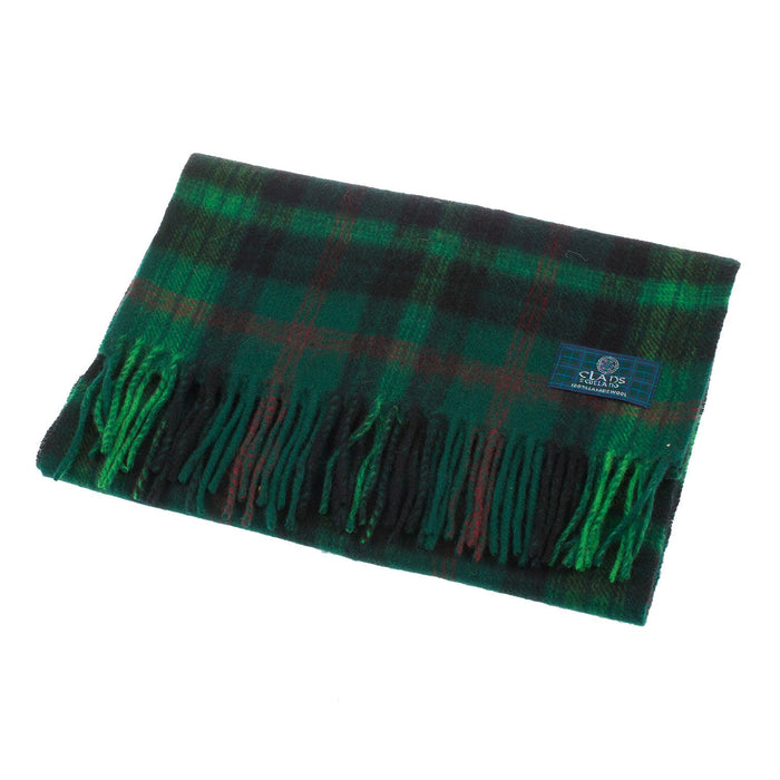 Lambswool Scottish Tartan Clan Scarf Ross Hunting - Heritage Of Scotland - ROSS HUNTING