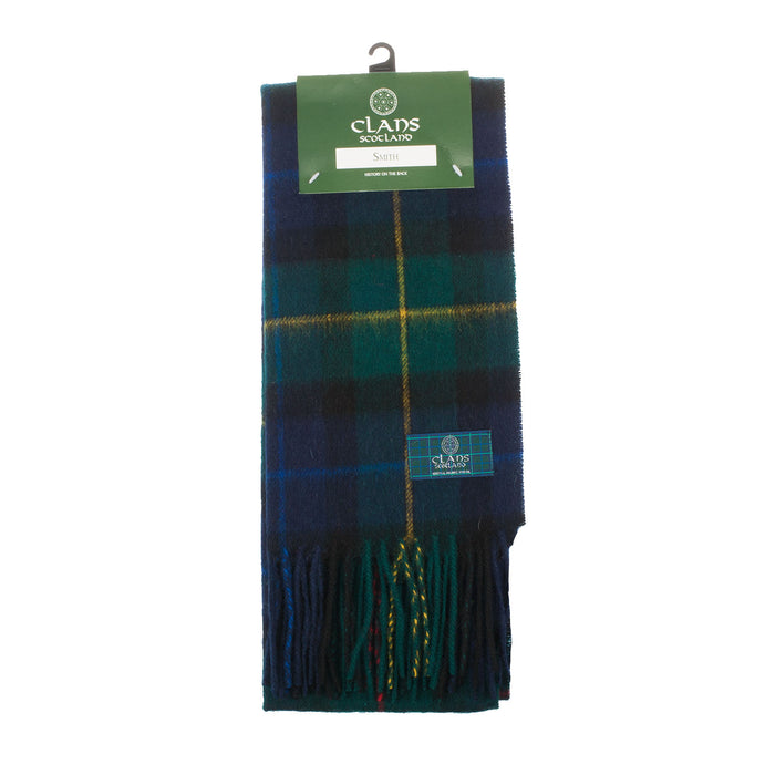 Lambswool Scottish Tartan Clan Scarf Smith - Heritage Of Scotland - SMITH