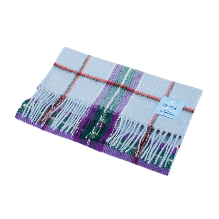 Lambswool Scottish Tartan Clan Scarf - Heritage Of Scotland - WORLD PEACE TARTAN