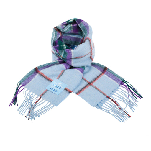 Lambswool Scottish Tartan Clan Scarf - Heritage Of Scotland - WORLD PEACE TARTAN