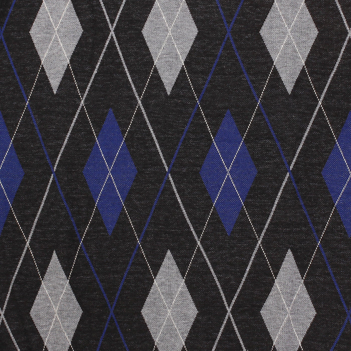 Men's Argyle Ballantrae Jumper Black - Heritage Of Scotland - BLACK