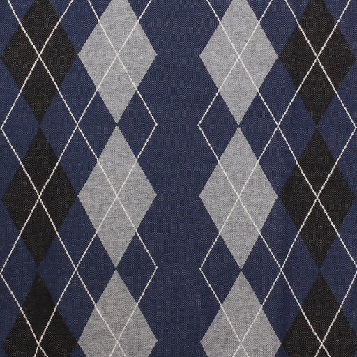 Men's Argyle Ballantrae Jumper Crew Nec Royal Blue - Heritage Of Scotland - ROYAL BLUE