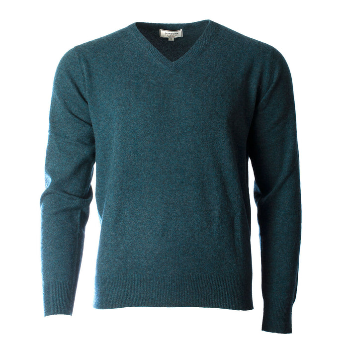 Men's Dunedin Cashmere 100% Cashmere V Lugano - Heritage Of Scotland - LUGANO