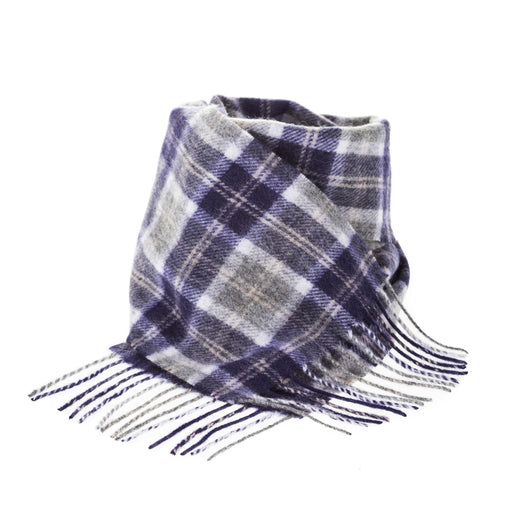 Mini Edinburgh Lambswool Scarf Bannockbane Silver - Heritage Of Scotland - BANNOCKBANE SILVER