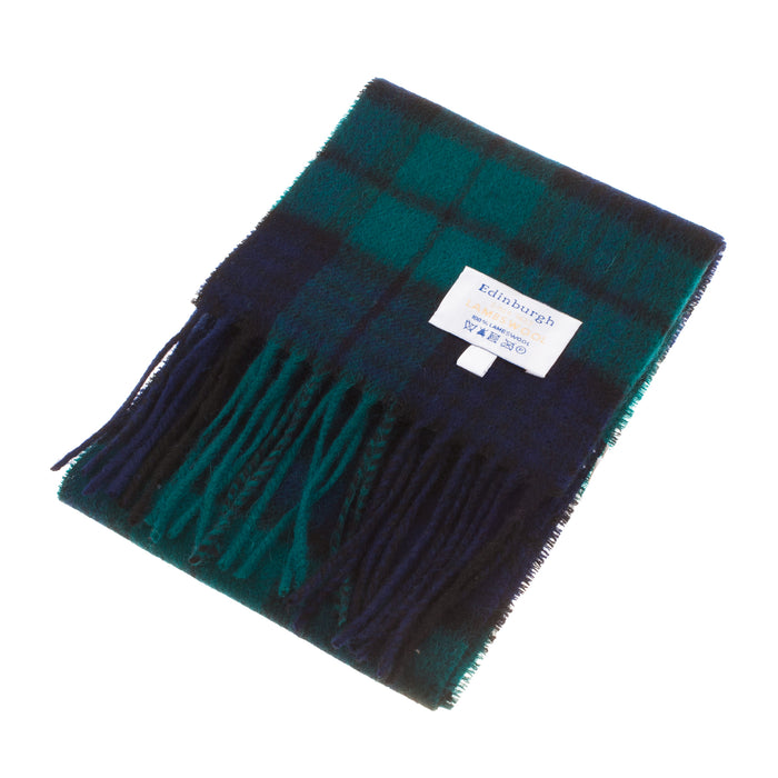 Mini Edinburgh Lambswool Scarf Black Watch - Heritage Of Scotland - BLACK WATCH