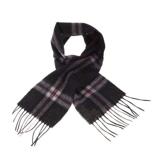 Mini Edinburgh Lambswool Scarf Thomson Charcoal - Heritage Of Scotland - THOMSON CHARCOAL