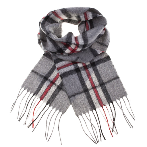 Mini Edinburgh Lambswool Scarf Thomson Grey - Heritage Of Scotland - THOMSON GREY