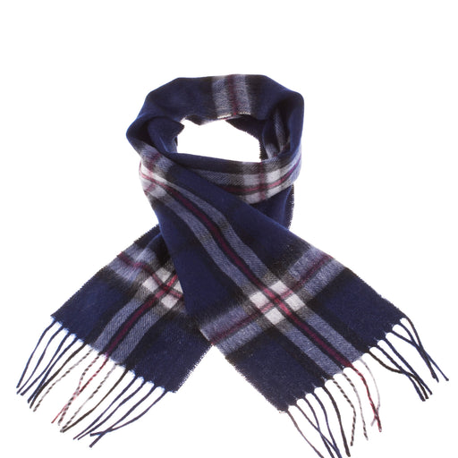Mini Edinburgh Lambswool Scarf Thomson Navy - Heritage Of Scotland - THOMSON NAVY