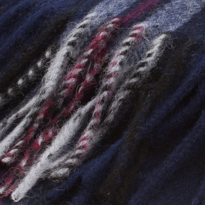 Mini Edinburgh Lambswool Scarf Thomson Navy - Heritage Of Scotland - THOMSON NAVY