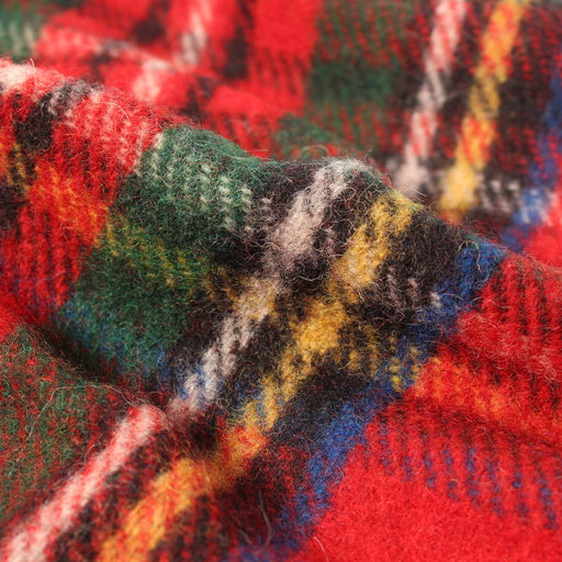 Recycled Wool Tartan Blanket Throw Stewart Royal - Heritage Of Scotland - STEWART ROYAL