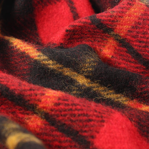 Recycled Wool Tartan Blanket Throw Wallace - Heritage Of Scotland - WALLACE