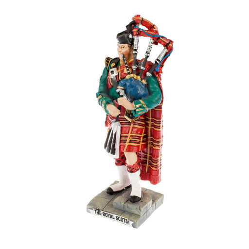 Royal Scots Piper Sculpture - Heritage Of Scotland - N/A