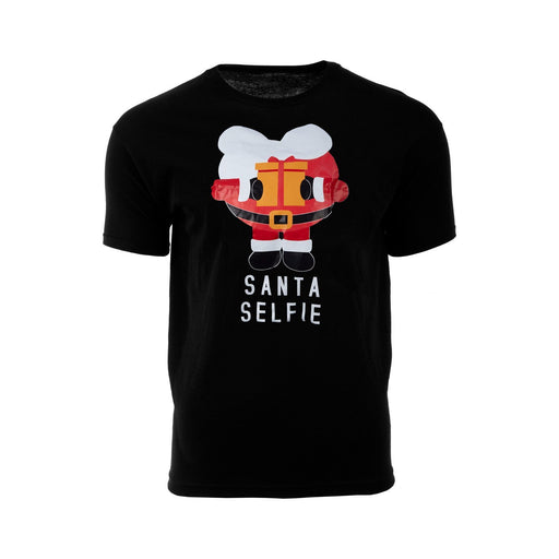 Santa Selfie T-Shirt - Heritage Of Scotland - BLACK