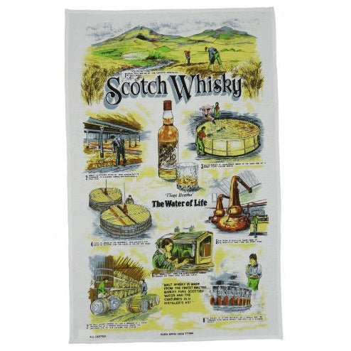 Scotch Whisky Tea Towel - Heritage Of Scotland - NA