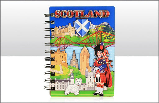 Scotland Skyline Wooden Notebook - Heritage Of Scotland - NA