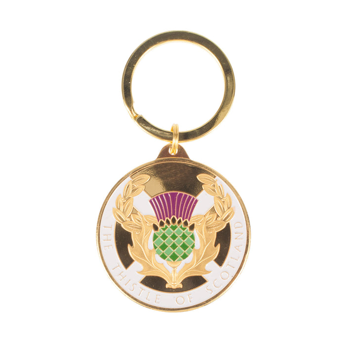 Scotland Souvenir Keyring The Thistle - Heritage Of Scotland - THE THISTLE