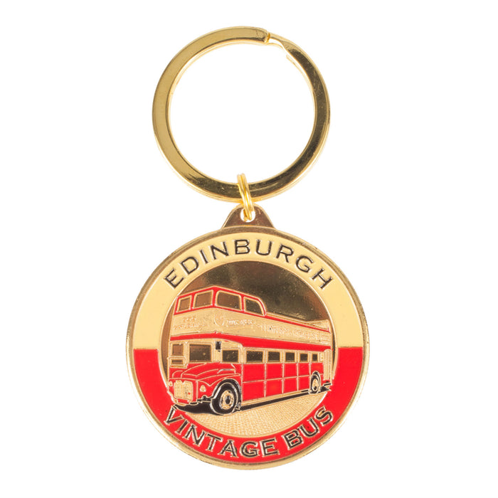 Scotland Souvenir Keyring Vintage Bus - Heritage Of Scotland - VINTAGE BUS