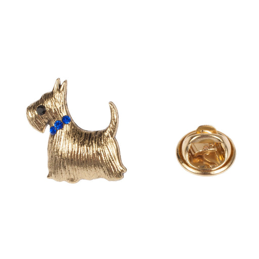 Scottie Dog Pin With A Wee Gift Card - Heritage Of Scotland - N/A