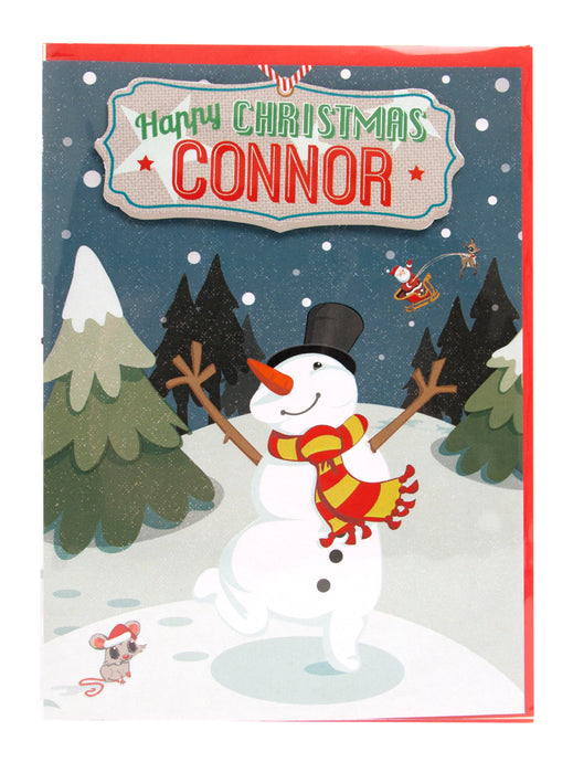 Snowy Night Card Finley - Heritage Of Scotland - FINLEY