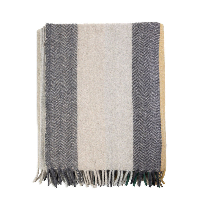 Stripe Herringbone Blanket Spice - Heritage Of Scotland - SPICE