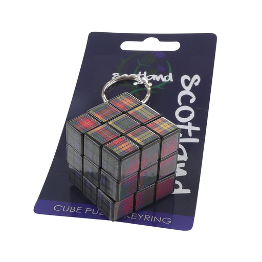 Tartan Puzzle Cube Keyring - Heritage Of Scotland - N/A