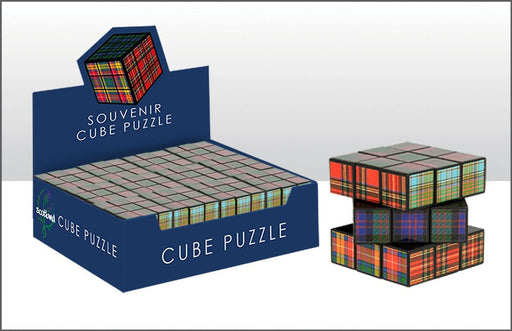 Tartan Puzzle Cube With 12Pc Cdu - Heritage Of Scotland - NA