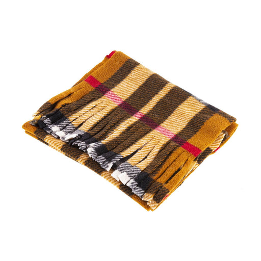 Tartan Soft Touch Scarf Exploded Scotty Thomson Camel - Heritage Of Scotland - EXPLODED SCOTTY THOMSON CAMEL
