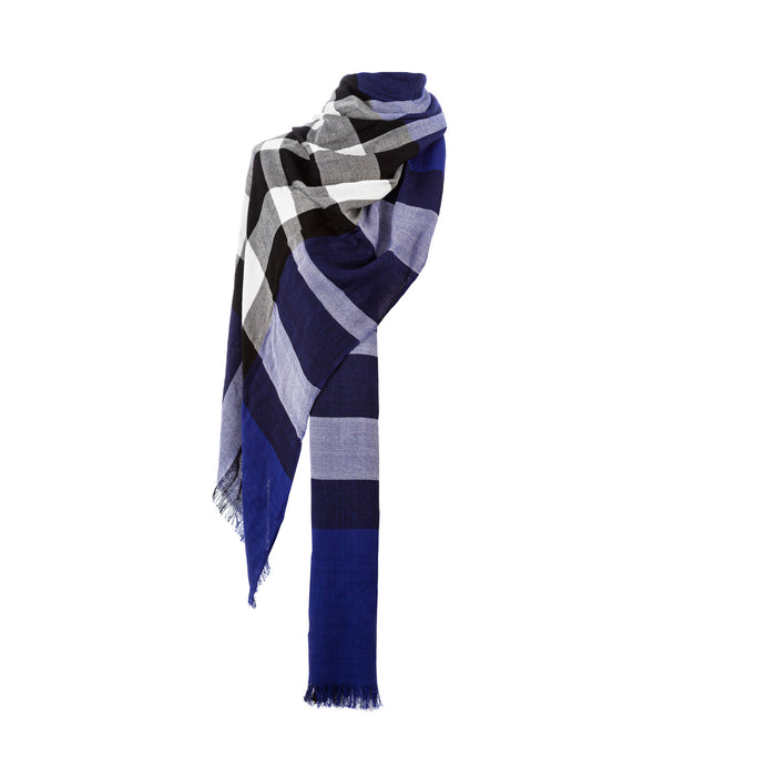 Tartan Stole Exploded Scotty Thomson Lt Blue - Heritage Of Scotland - EXPLODED SCOTTY THOMSON LT BLUE