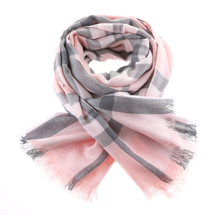 Tartan Stole Thomson Pale Pink - Heritage Of Scotland - THOMSON PALE PINK