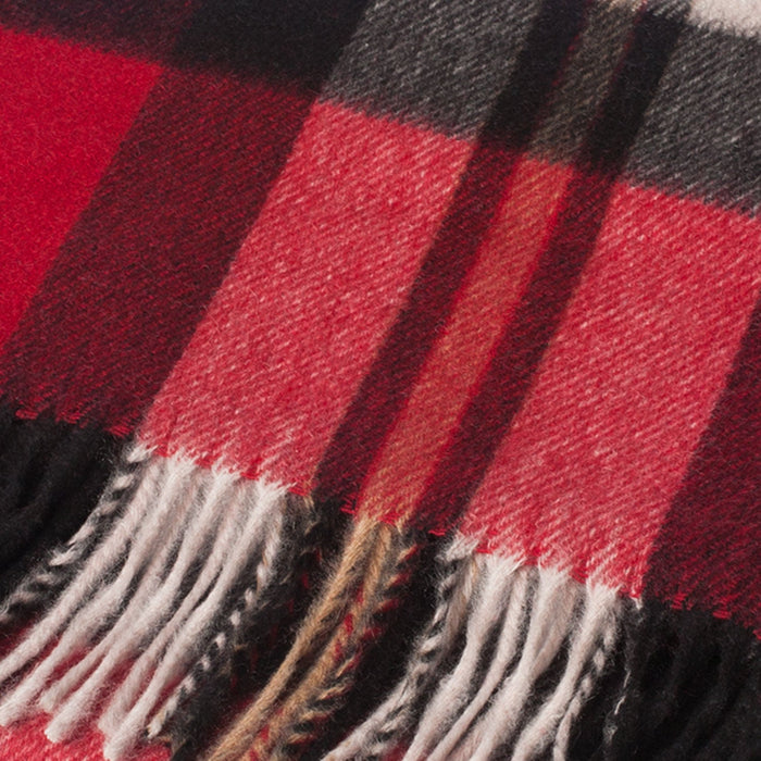 Tartan Weaving Mill 100% Cashmere Scarf Amplified Thomson Red - Heritage Of Scotland - AMPLIFIED THOMSON RED