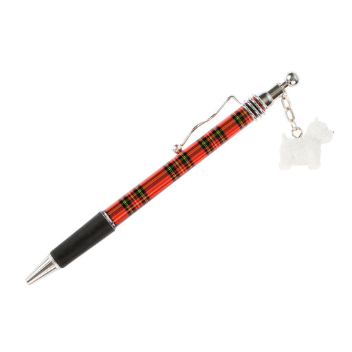 Tartan Westie Charm Pen - Heritage Of Scotland - NA