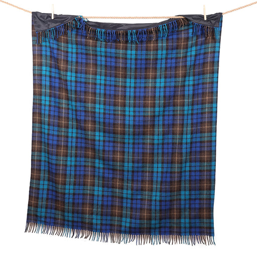 Tartan?�Picnic Blanket Buchanan Blue - Heritage Of Scotland - BUCHANAN BLUE