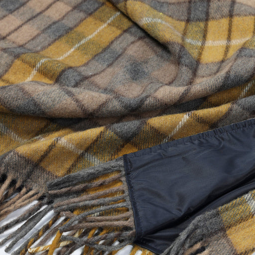 Tartan?�Picnic Blanket Buchanan Natural - Heritage Of Scotland - BUCHANAN NATURAL