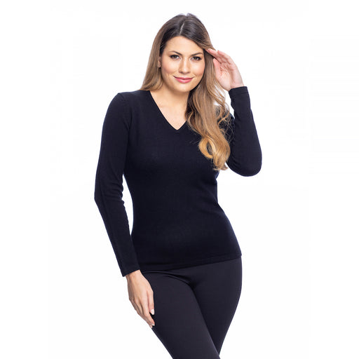 Women's Dunedin Cashmere 100% Cashmere Black - Heritage Of Scotland - BLACK