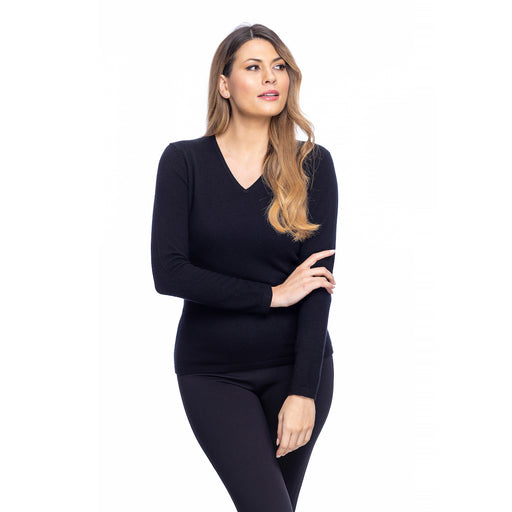 Women's Dunedin Cashmere 100% Cashmere Black - Heritage Of Scotland - BLACK