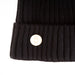 100% Acrylic Rib Pom Hat Fleece Band Black/Natural Mix - Heritage Of Scotland - BLACK/NATURAL MIX