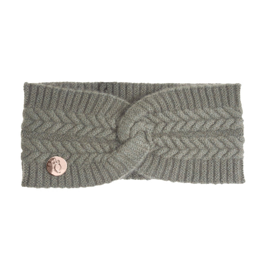 100% Cashmere Georgie Headband Olive - Heritage Of Scotland - OLIVE