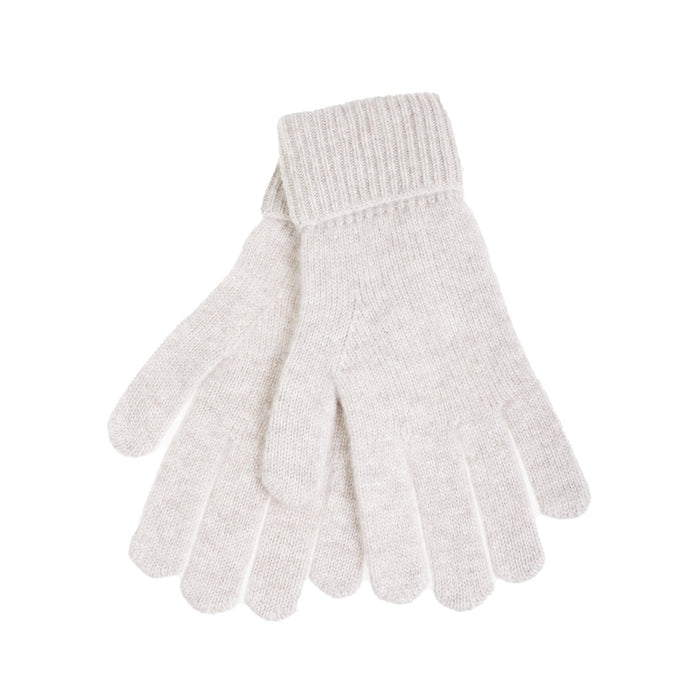 100% Cashmere Kate Plain Glove Lightweight Beige - Heritage Of Scotland - LIGHTWEIGHT BEIGE