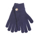 100% Cashmere Kate Plain Glove Navy - Heritage Of Scotland - NAVY