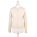100% Cashmere Ladies Crew Cardigan - Cloud White - Heritage Of Scotland - XS