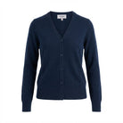 100% Cashmere Ladies V Neck Cardigan - Astral - Heritage Of Scotland - XS