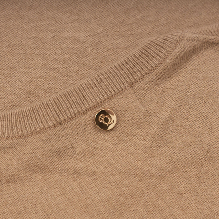 100% Cashmere Millie Crew Neck Hazel - Heritage Of Scotland - HAZEL