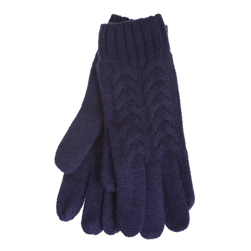 100% Cashmere New Georgie Glove Navy - Heritage Of Scotland - NAVY