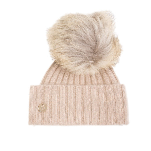 100% Cashmere New Hayley Rf Hat Hazel - Heritage Of Scotland - HAZEL