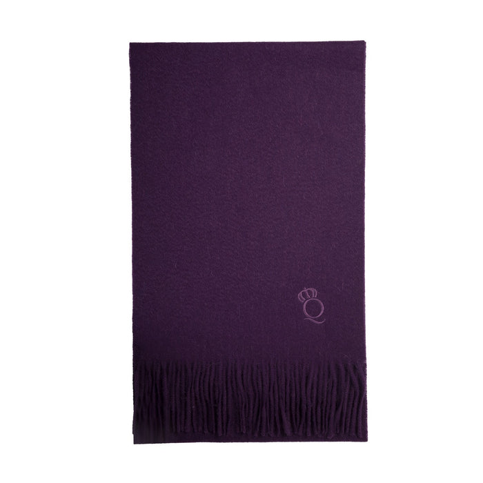 100% Lambswool Ladies Plain Scarf Napa Purple - Heritage Of Scotland - NAPA PURPLE