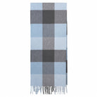 100% Lambswool Wide Scarf Soft Unisex Winter Wrap Heritage of Scotland - 3 SQUARE BLUE - Heritage Of Scotland -